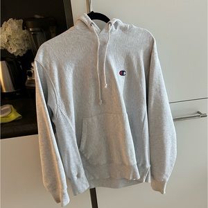 Champion Oversized Light Gray Hoodie